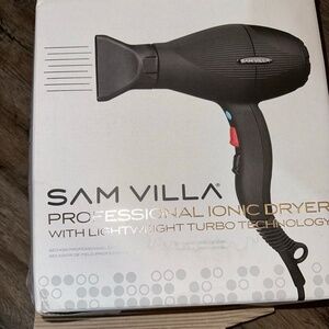 Sam Villa Professional Ionic Hair Dryer in Box with Accessories